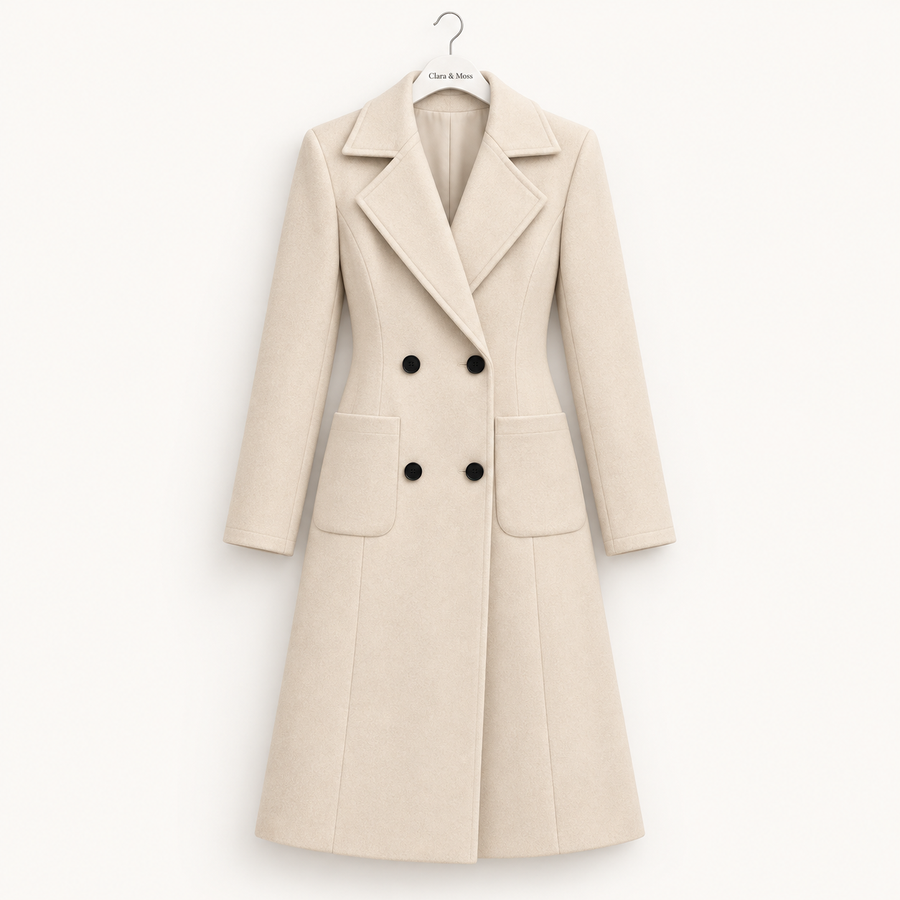 CLARA & MOSS | Eloise — Tailored Slim-Fit Coat
