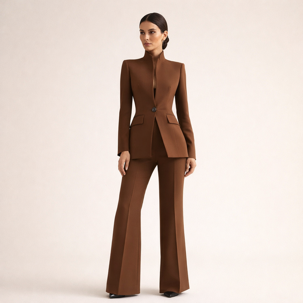 Women’s Tailored Two-Piece Pantsuit