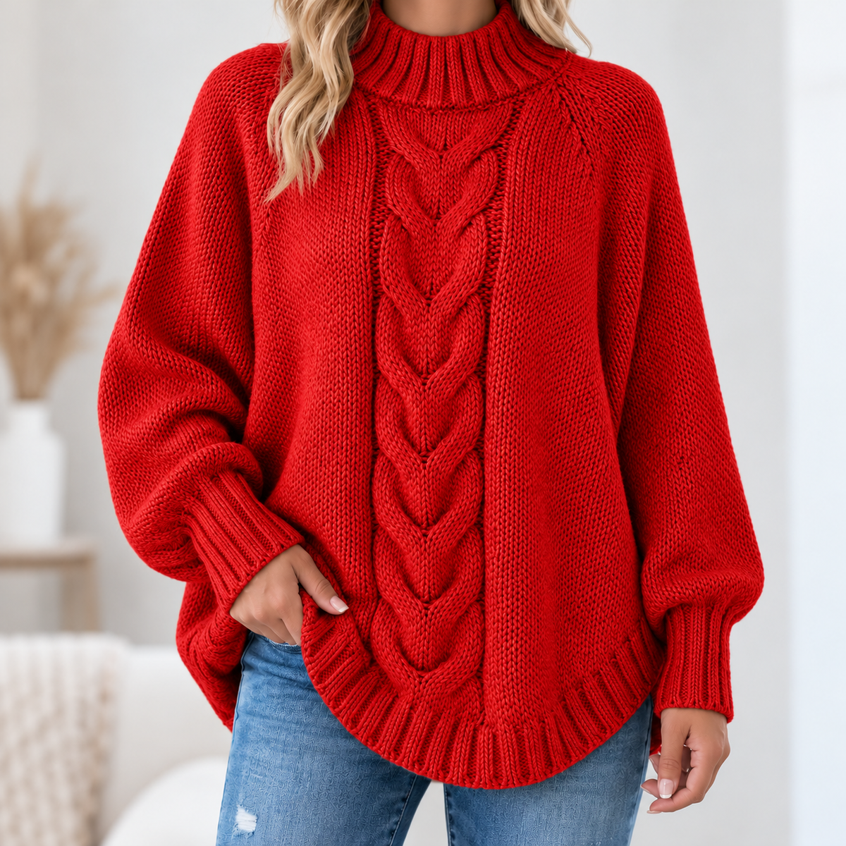 Pamella | Cosy Cable Knit Sweater