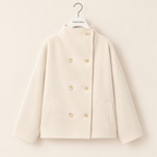 CLARA & MOSS | Structured Double-Breasted Jacket "Nora"