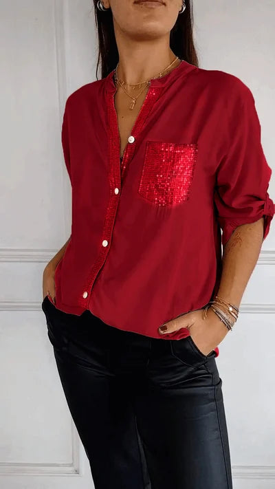 Nava | Elegant Glow Blouse