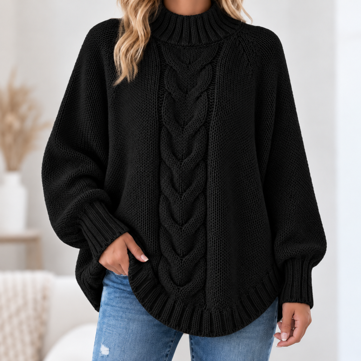 Pamella | Cosy Cable Knit Sweater