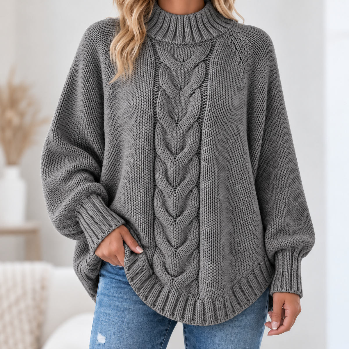 Pamella | Cosy Cable Knit Sweater