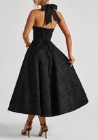 VALENTINA JACQUARD MIDI DRESS