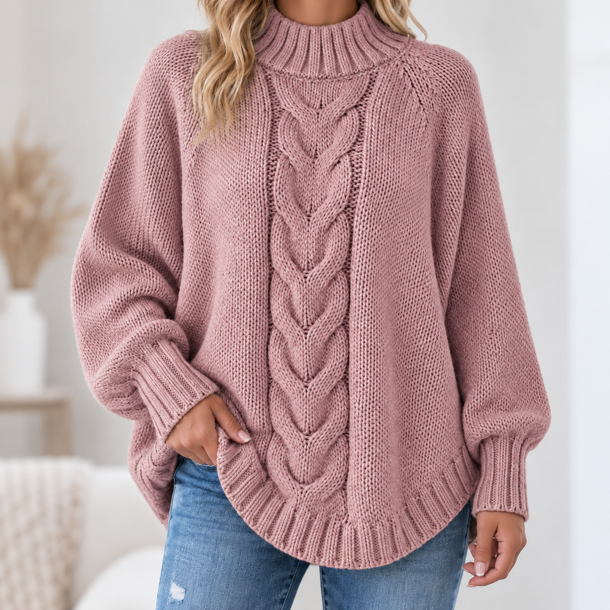 Pamella | Cosy Cable Knit Sweater