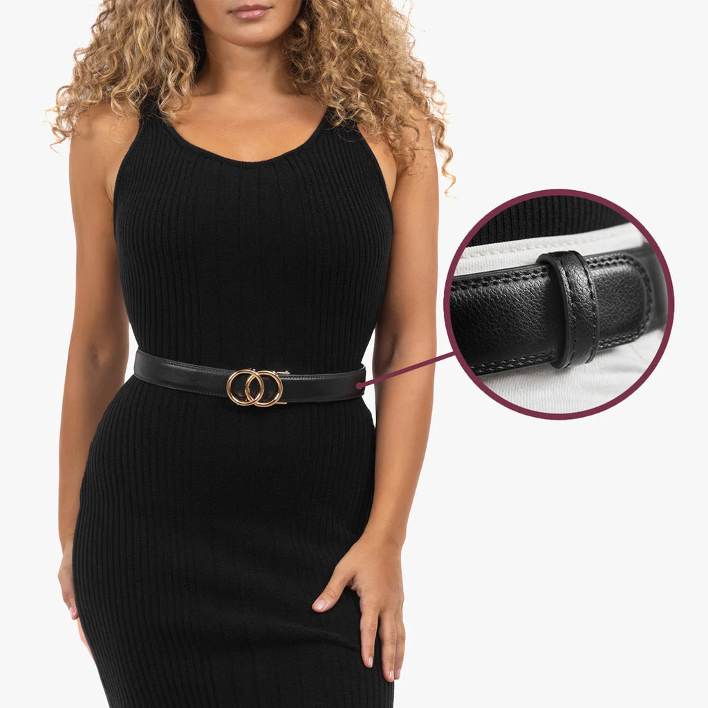 CLARA & MOSS | Adjustable Leather Belt 'Iris'