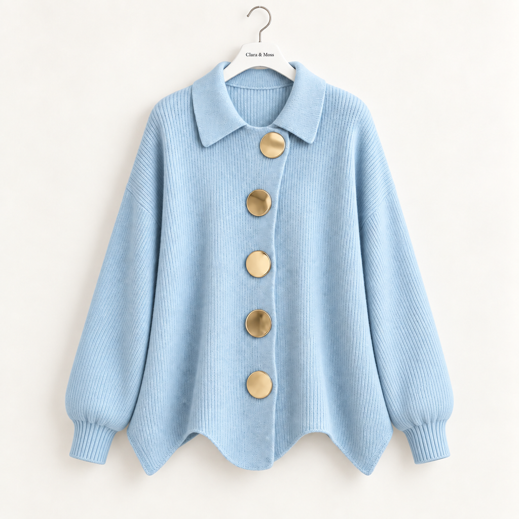 CLARA & MOSS | Harper — Lapel Knit Cardigan