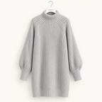 CLARA & MOSS | Solène — Half-Turtleneck Sweater Dress