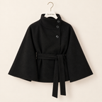 CLARA & MOSS | Elin – Cape Coat with Belt