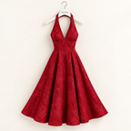 VALENTINA JACQUARD MIDI DRESS