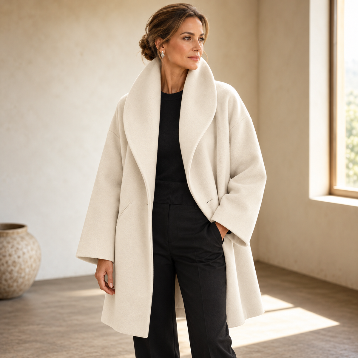 Vivienne | Luxe Winter Coat for Cold Weather Comfort.
