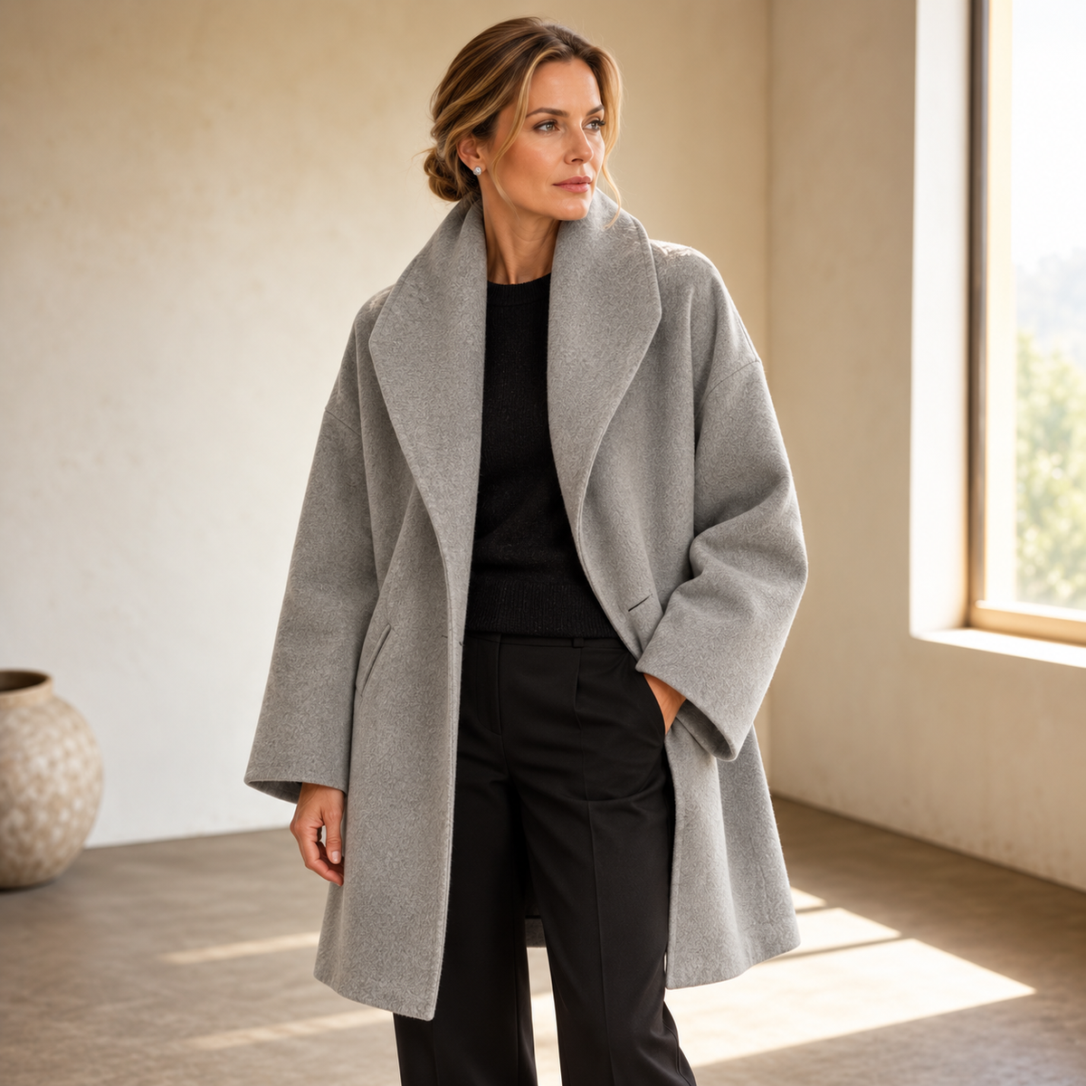 Vivienne | Luxe Winter Coat for Cold Weather Comfort.
