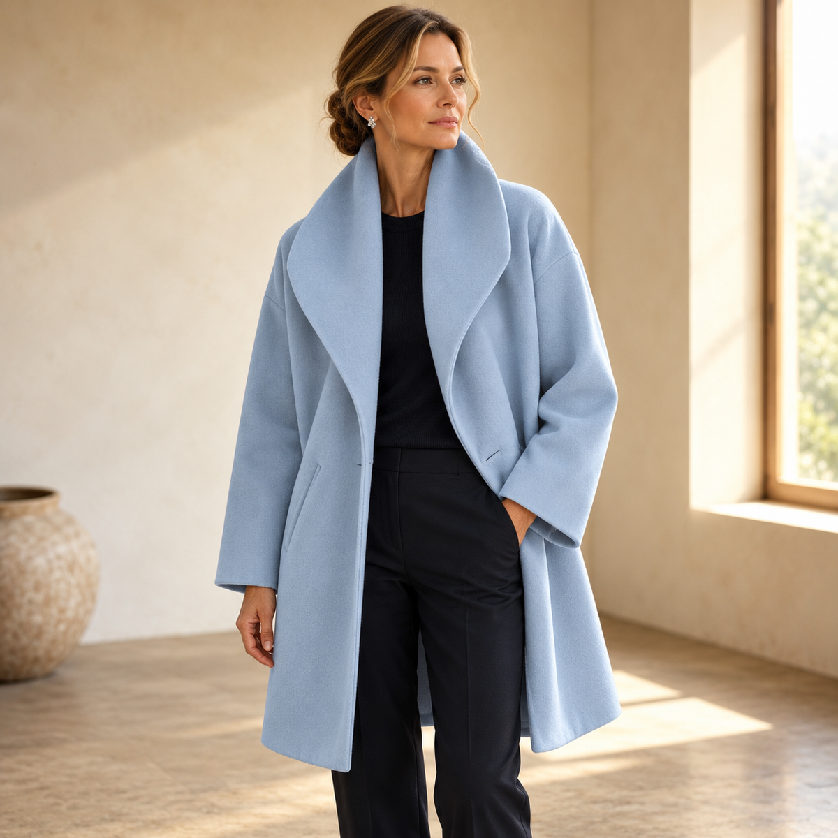 Vivienne | Luxe Winter Coat for Cold Weather Comfort.