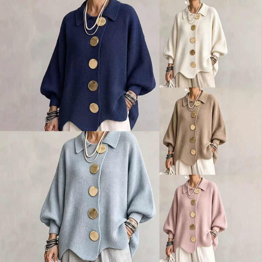 Harper | Oversized Collared Cardigan