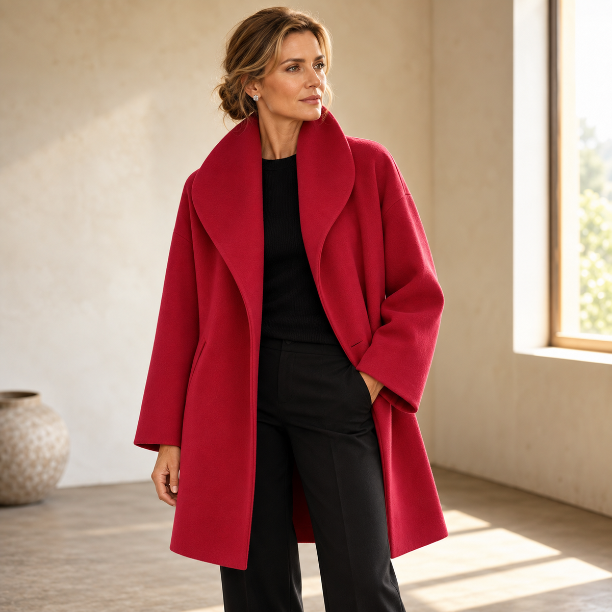 Vivienne | Luxe Winter Coat for Cold Weather Comfort.
