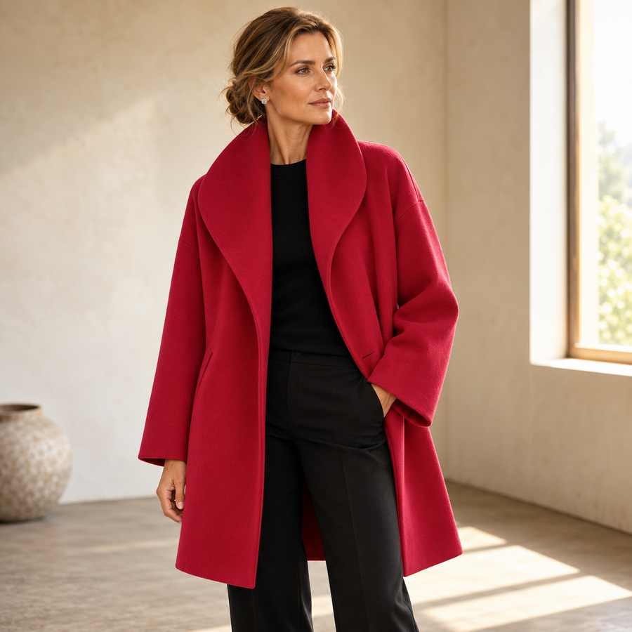 Vivienne | Luxe Winter Coat for Cold Weather Comfort.