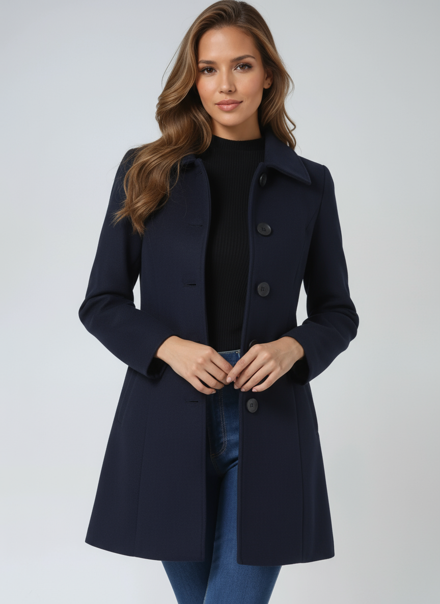 Naomi | Tailored Button Coat