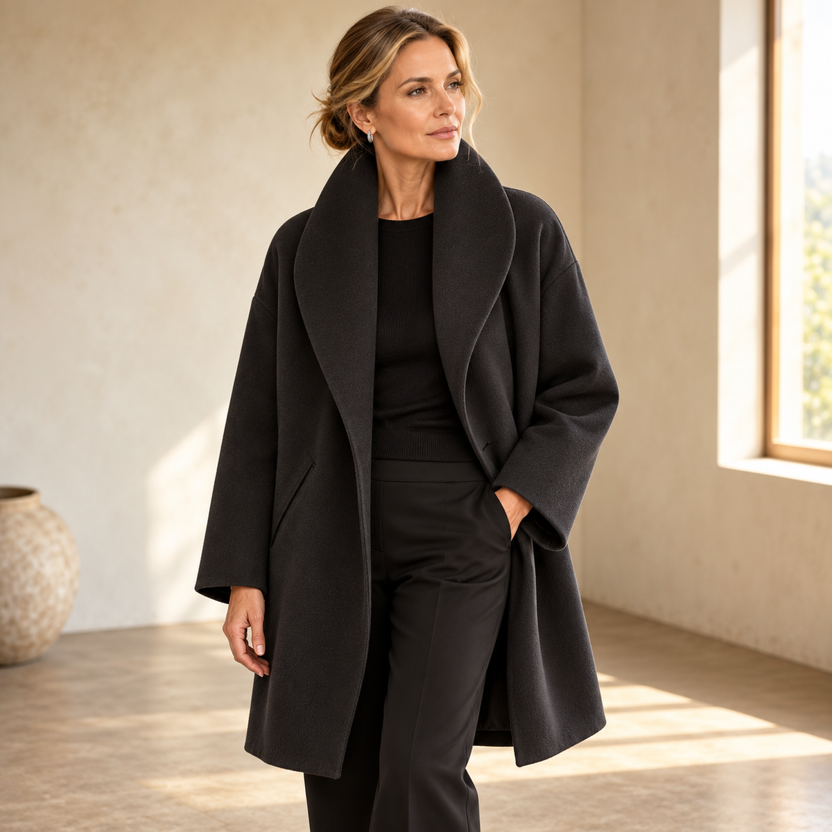 Vivienne | Luxe Winter Coat for Cold Weather Comfort.