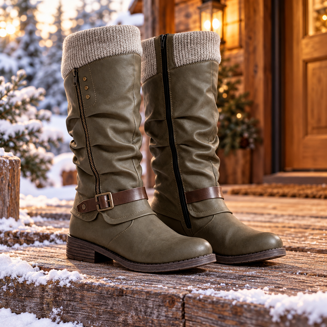 Roselle | Warm & Comfortable Mid-Calf Boots